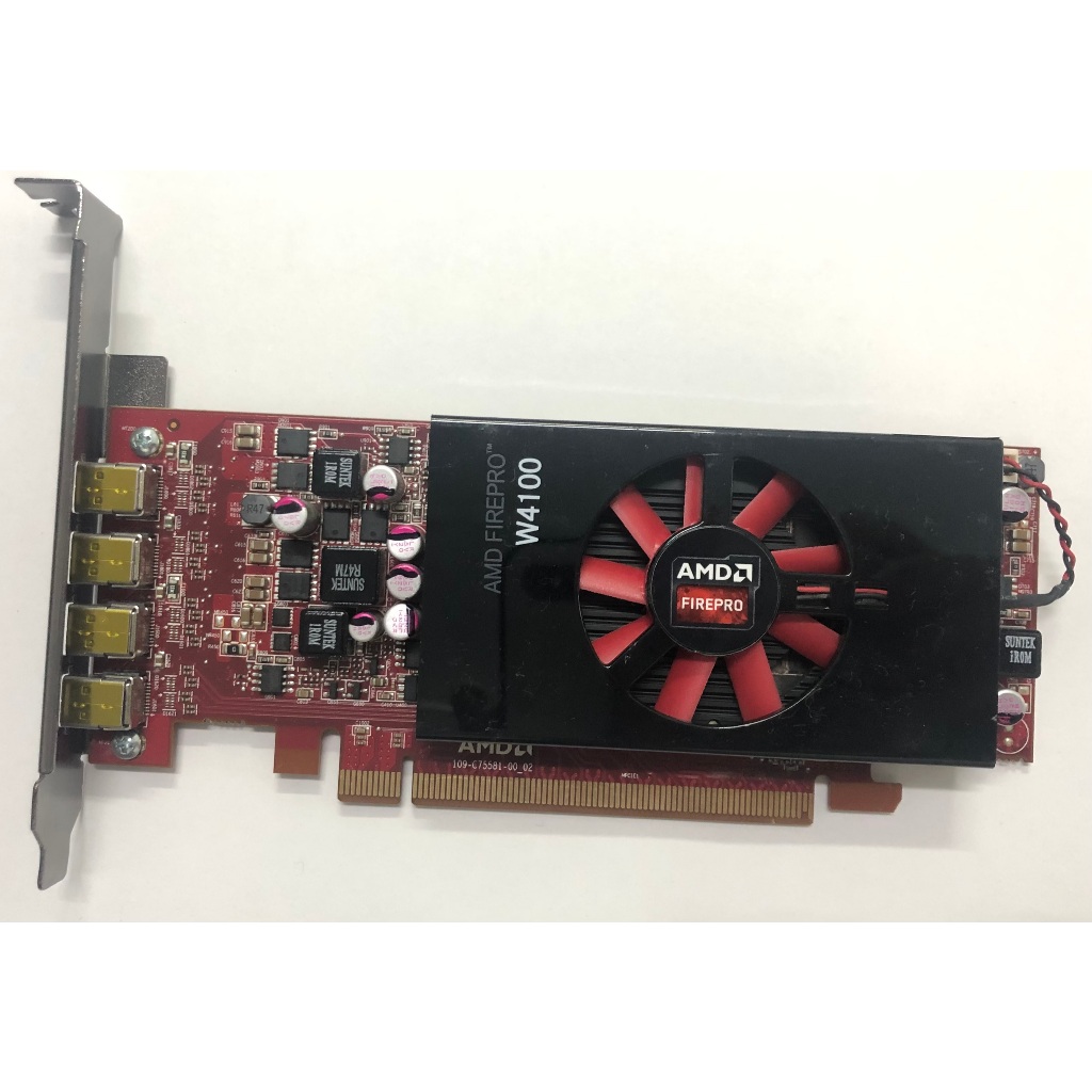 Placa Gráfica De Vídeo AMD FirePro W4100 2GB 128bit GDDR5 PCIe x16 De Baixo Perfil