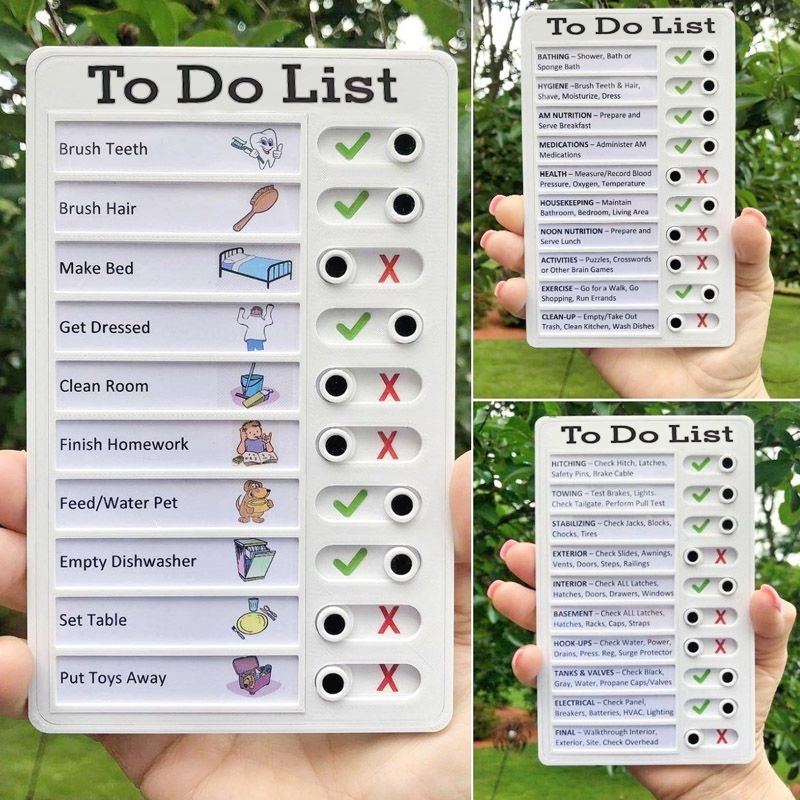 Quadro de Rotina Diária para criança incentivo infantil de tarefas Checklist+ 10 Folhas