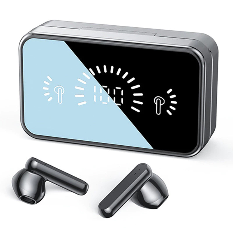 Fone De Ouvido Bluetooth TWS M10/S20 Alto Espelho 5.2 Sem Fio Com Estéreo Binaural Touch HIFI