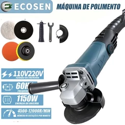 Politriz Lixadeira Esmerilhadeira 1050w 4.1/2 110v ou 220v Multifunções 6 Velocidades Songhe Tools ECOSEN