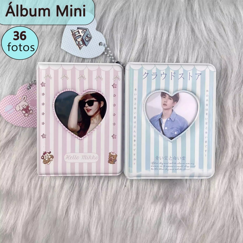 Álbum de fotos Polaroid de três polegadas no estilo do Instagram, álbum de armazenamento fofo e amoroso, página interna