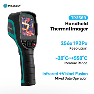 Mileseey TR256B Termovisor Infravermelho Detector De Vazamento Medição De Temperatura Industrial Tubo De Água De PVC em Oferta na Shopee