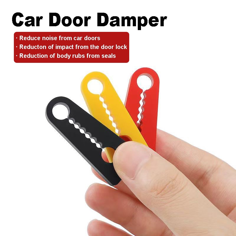 4 Pçs Fechadura Da Porta Do Carro Som Amortecedor De Absorção De Choque Almofadas À Prova Acessórios