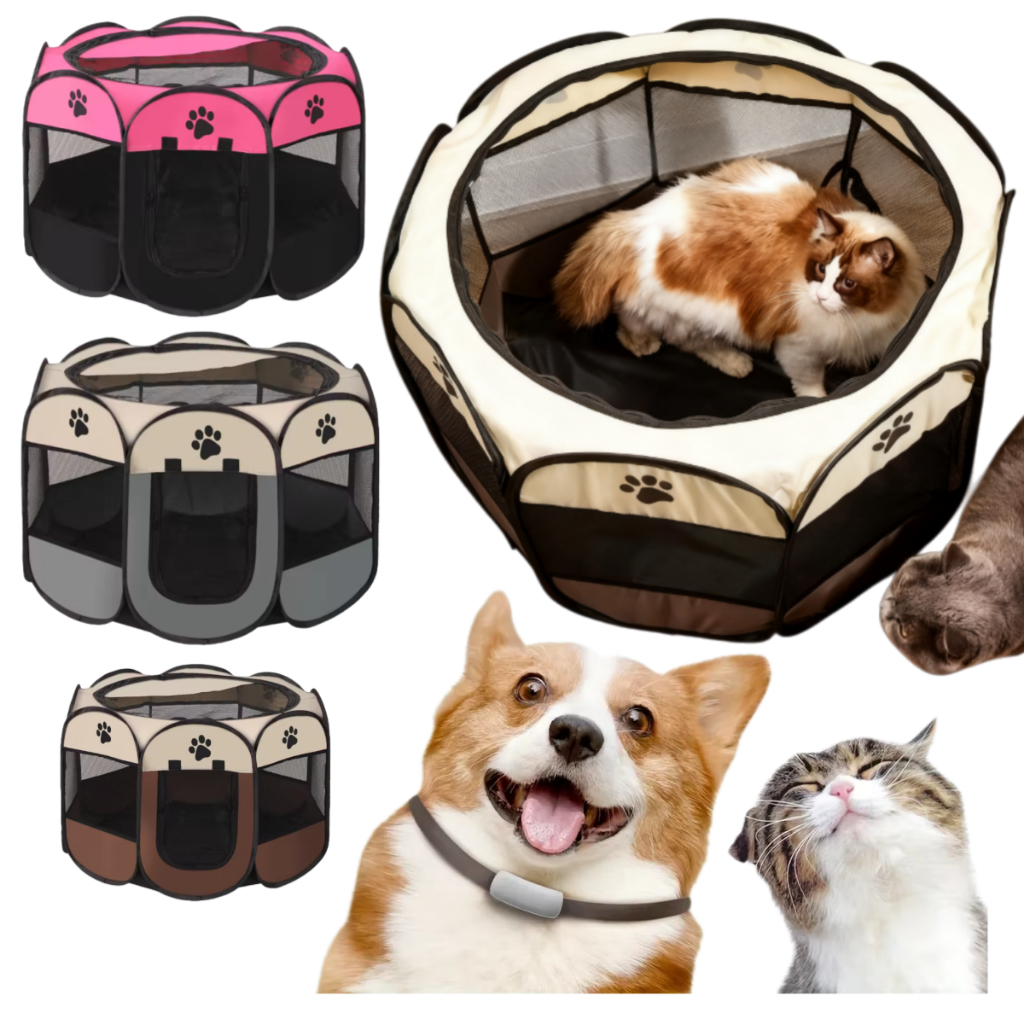 Casinha de cachorro grande portátil dobrável para cachorros e gatos resistente em Oferta na Shopee