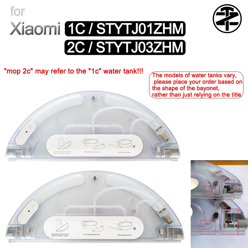 Para Aspirador Robô Xiaomi Mi | Mijia 1C/STYTJ01ZHM/2C/STYTJ03ZHM Acessórios-Pano Esfregão De Tanque De Água