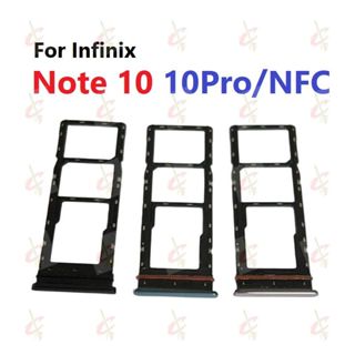 Gaveta de chip Bandeja Slot Sim Para Infinix Note 10 Pro NFC X693 X695 X695C X695D em Oferta na Shopee