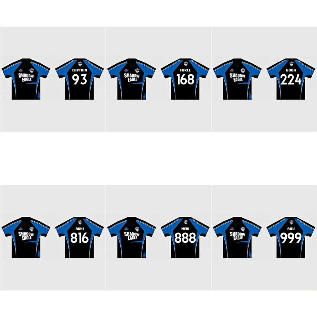 2025 GMMTV Shadow Eagles 4x100m Milk Jersey , Top Esportivo Confortável E Respirável De Tamanho Grande