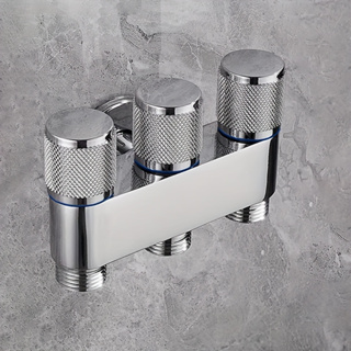 Torneira para Máquina de Lavar - Válvula de Ângulo Três Vias Automática para Banheiro e Varanda em Oferta na Shopee