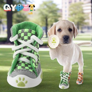 QYPET 4 Unidades/Lote Sapatos Para Animais De Estimação Cachorro Festa Moda Botas De Lazer Filhote De Pavimento Quente A em Oferta na Shopee