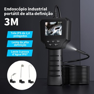 Câmera Endoscopio 3m Motor Mecanico Tublaco Agua Sonda Inspecao