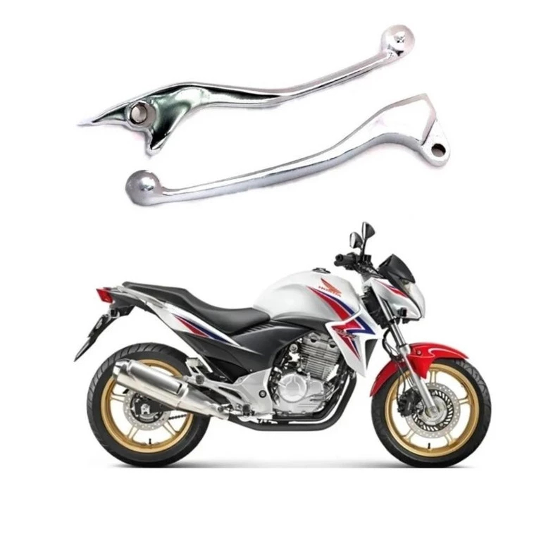 Manete Freio Disco + Manete Embreagem CG125/150 Cromado