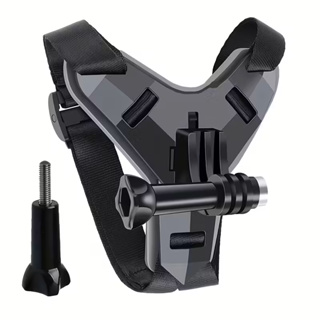 Suporte Go Pro Queixo Cinta Capacete Universal Gopro Sjcam em Oferta na Shopee