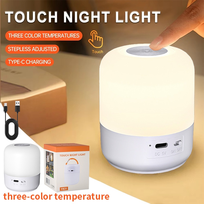 Luminária Led Recarregável Moderna De Mesa Lâmpada Decoração De Quarto Sala Escritório Touch em Oferta na Shopee