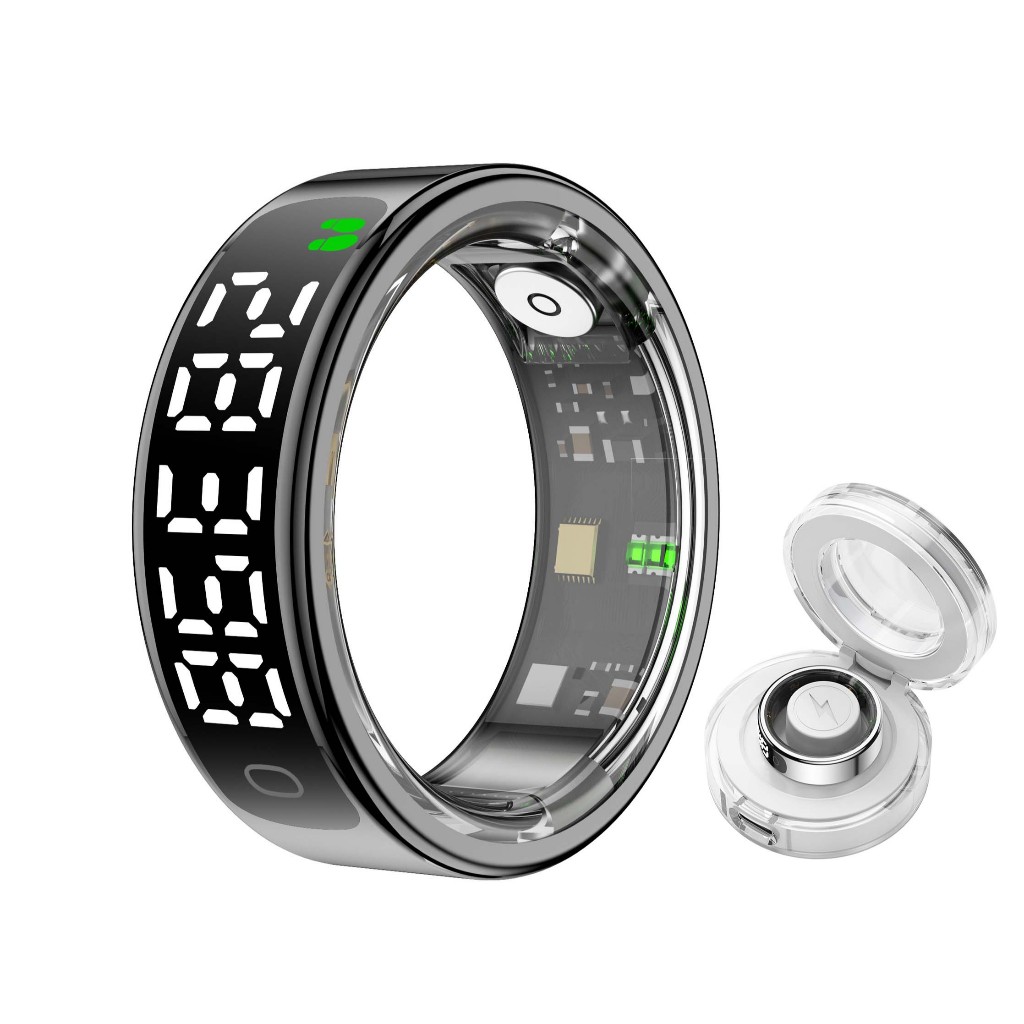 Novo R13 anel inteligente freqüência cardíaca oxigênio no sangue sono exercício pedômetro à prova dwaterproof água Bluet