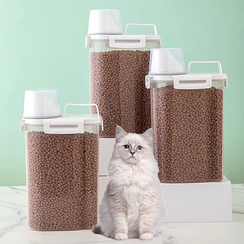 Tanque de alimentos 1.8/2.5/3.0L para pets, hermético, contra umidade e insetos em Oferta na Shopee