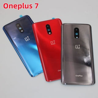 Capa De Bateria De Vidro Traseira Original Para Oneplus 7 , Porta Do Painel Traseiro , Peça De Reposição One Plus 1 + 7 em Oferta na Shopee