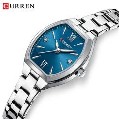 CURREN Relógio Feminino Novo Simples De Aço Inoxidável Pequeno Mostrador Mãos Luminosas Moda Festa Negócios Ao Ar Livre