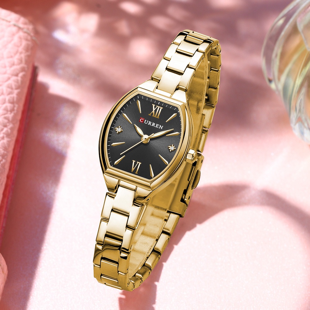 Relógio Feminino De Quartzo CURREN Autêntico-Nova Moda Clássica Understated Luxo Ao Ar Livre Minimalista Versátil Elegân