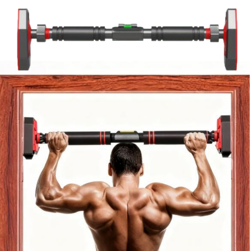 Barra Fixa Porta Exercício Calistenia Treino Musculação Crossfit Profissional Com Nível Ajustável