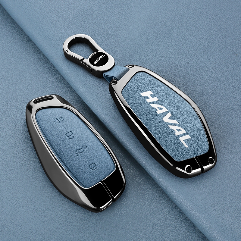 Liga De Zinco Couro Chave Do Carro Capa Escudo Fob Para Great Wall Haval Hover H3 H5 H6 H7 H9 H8 H2 M4 Acessórios Automó