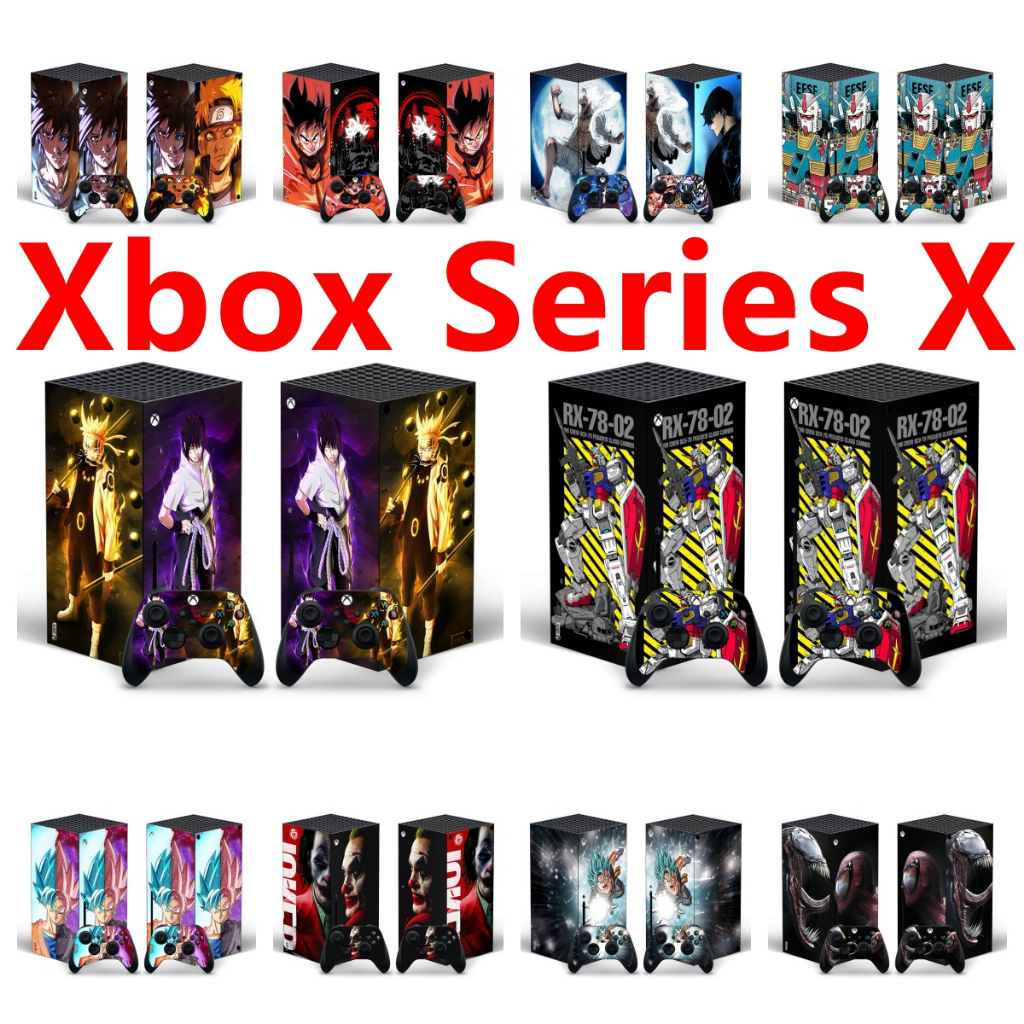 Adesivo De Pele De 80 Cores Compatível Com Decalque De Vinil Microsoft Xbox Series X Pretty Pattern Conjunto Completo De