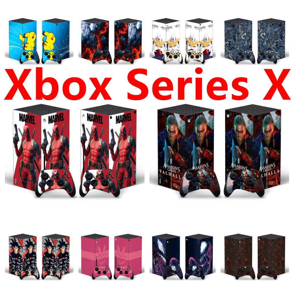 Adesivo De Pele De 70 Cores Compatível Com Decalque De Vinil Microsoft Xbox Series X Pretty Pattern Conjunto Completo De