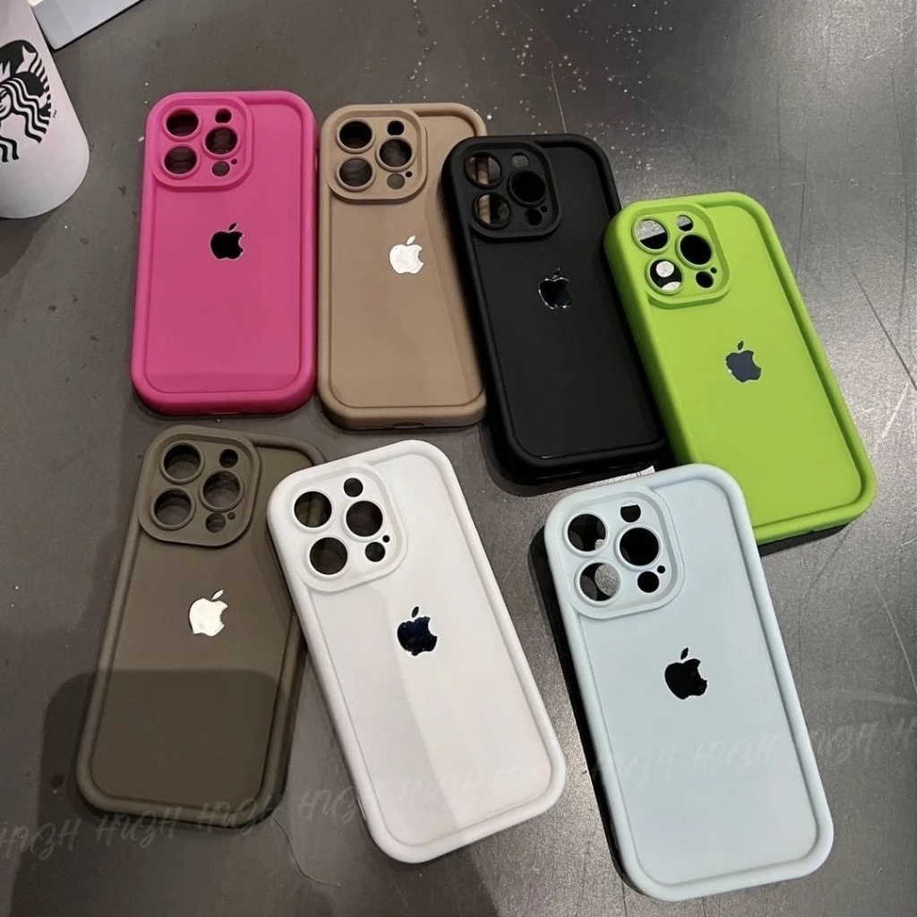 Capinha Capa De Silicone Anti-impacto Para iPhone 17 16 15 14 13 12 11 Plus Pro Max Ar Normal Resistente A Quedas Celula em Oferta na Shopee