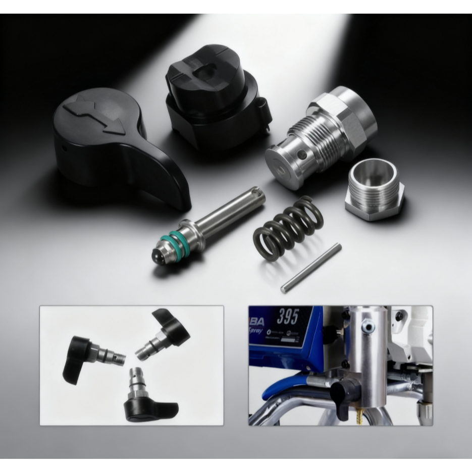 Válvulas De Retorno Da Válvula De Pulverização Principal Yoph Vcthmy Tolo-5.20 Airless 395 490 495 [b13ph] 490 495 595 M