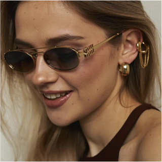 Óculos de sol com armação redonda em forma de novo estilo, europeu, americano, retrô, moda, tiro de rua, na moda em Oferta na Shopee