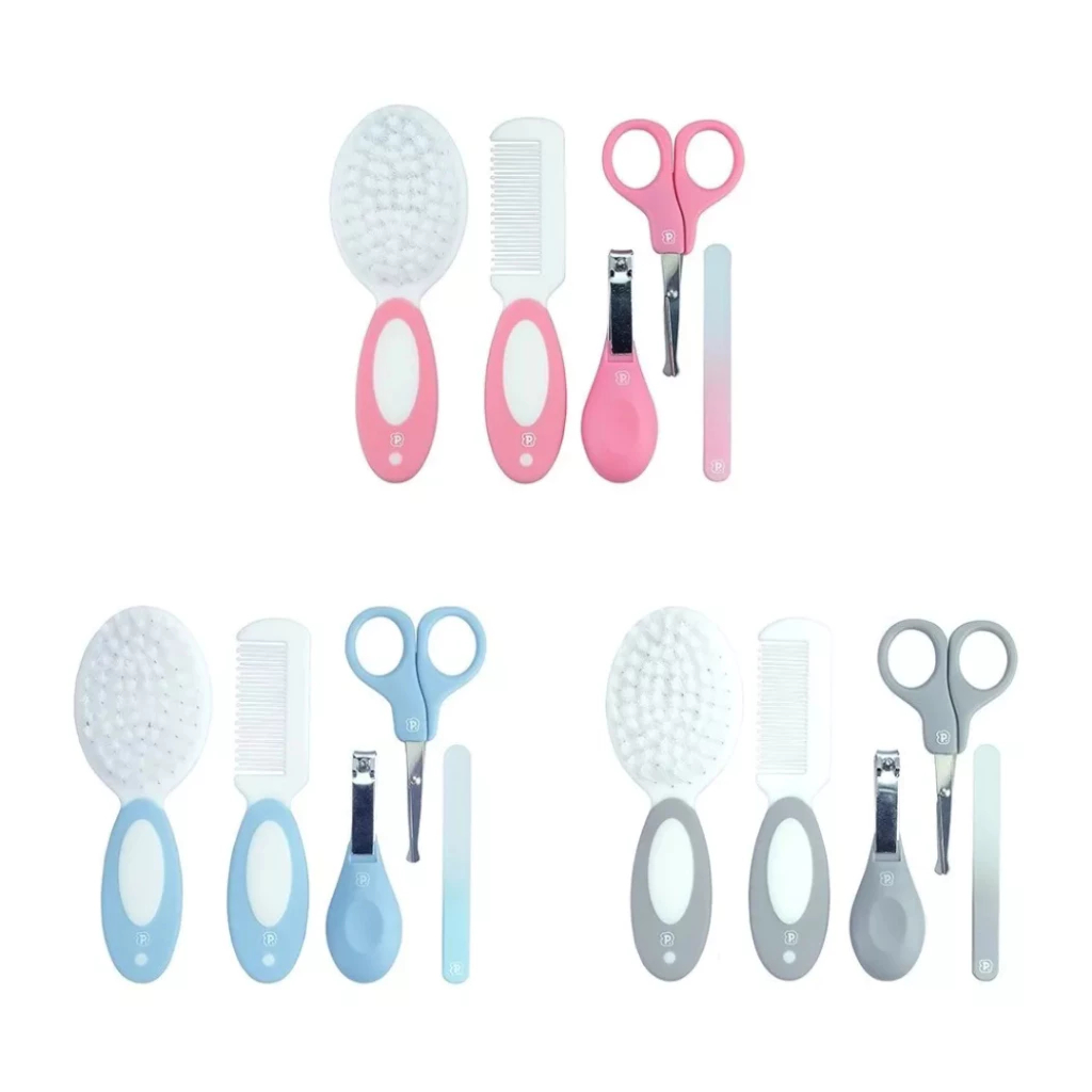 Kit De Higiene Bebe 5 Peças Cuidados Recem Nascido Menino Menina Pimpolho new_life