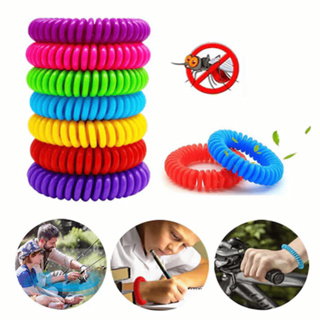 Pacote Com 12 Pulseiras Repelentes De Mosquitos , À Prova D'água Para Crianças E Adultos Ao Ar Livre em Oferta na Shopee