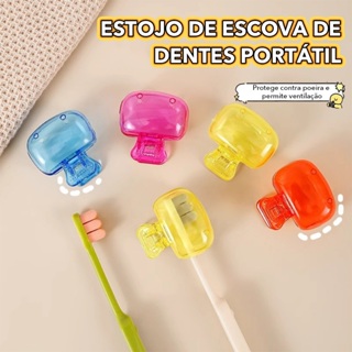 1/2/4/8 Pçs Clipe De Armazenamento Escova De Dentes Tampa Protetora Viagem Portátil À Prova De Poeira Caso em Oferta na Shopee