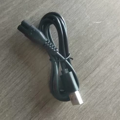 Kemei 5031 Original Máquina De Cortar Cabelo Carregador Aparador De Cabo De Carga USB Barbeador Fonte De Alimentação KM-
