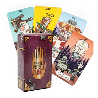 O Baralho De Cartas De Tarô Misterioso Gravity Falls Inspirado No De 78 Witchy Tarot Para Iniciantes