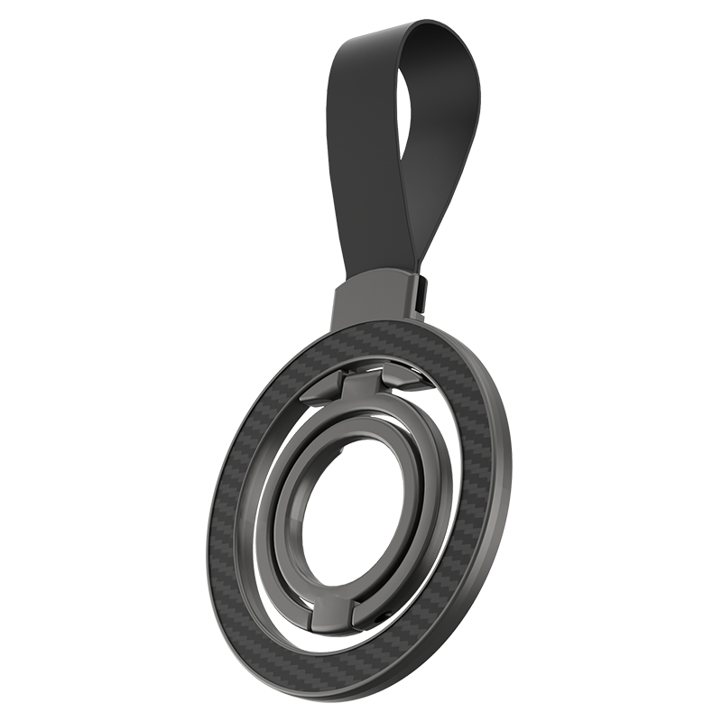 Suporte Magnético Duplo De Anel Para Celular Compatível Com iPhone 16 12 13 14 15 Series MagSafe Removível