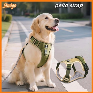 Arnês Ajustável Para Cães , Treinamento De Segurança Reflexivo , Colete Peitoral Caminhada em Oferta na Shopee