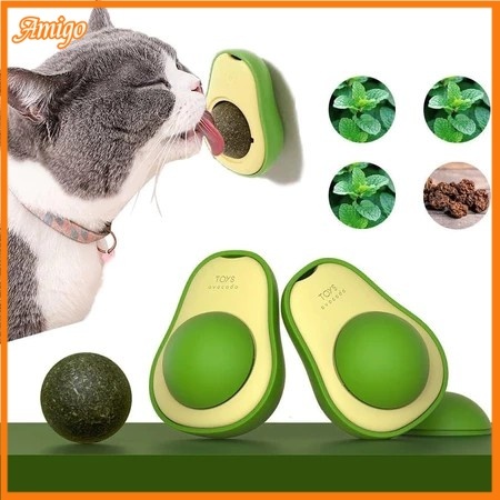 Abacate De Brinquedo Para Gatos Com Catnip Erva Gato Natural em Oferta na Shopee