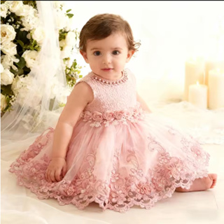 vestido de criança Festa infantil flor de verão bebê meninas vestido de noiva fantasia de princesa em Oferta na Shopee