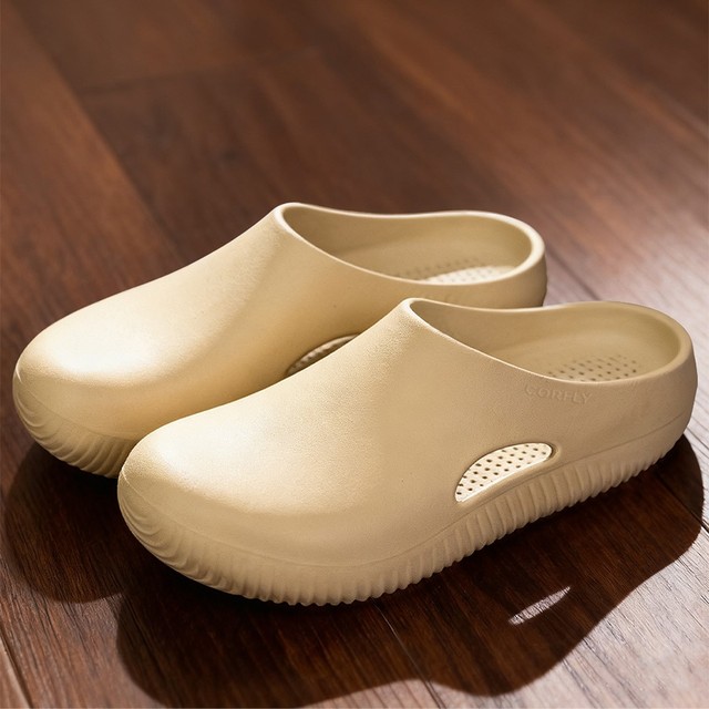 CORFLY Chinelo Feminino Slide Antiderrapante Nuvem Anatômico Confortável com Sola Grossa