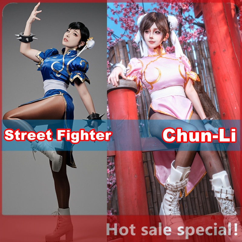 Street Fighter Chun-Li Cosplay game costumes Sutorīto Faitā Cosplay Anime Costumes