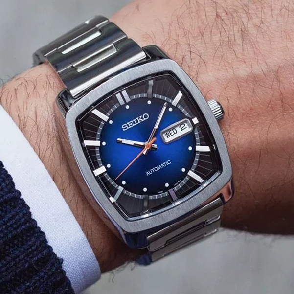 SEIKO Relógio Automático Jam tangan lelaki De Aço Inoxidável , Digital De Resina Mecânico , Design Oco , Turbilhão Mascu