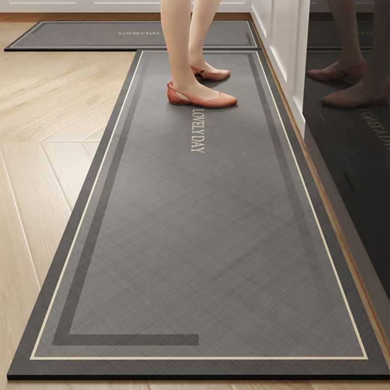 Kit 2 Tapetes de Cozinha - Super Absorvente, Secagem Rápida e Antiderrapante, Elimine a Umidade e Sujeira com Facilidade