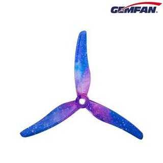 2 Pares (4 Unidades) Hélice Gemfan 51433 5 Polegadas 3 Folhas CW CCW para Drone Corrida FPV Motor Sem Escovas Peças DIY