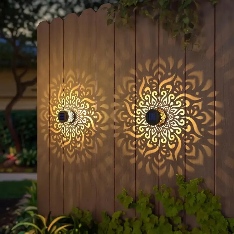 Luz Solar LED À Prova Dip65 Água E Quente De Parede Adequada Para Jardim Gramado Acampamento Passos Greenway Pátio