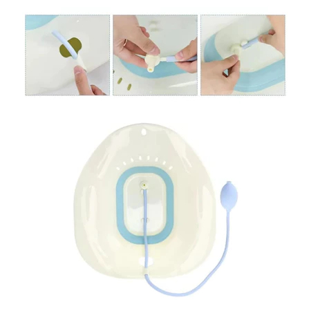 Bacia Para Banho De Assento Dobrável E Higiene Íntima em Oferta na Shopee