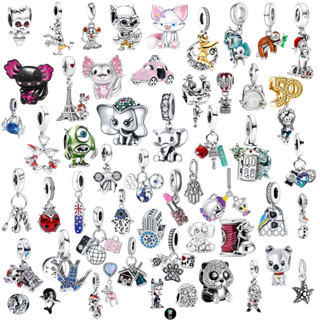 [Venda quente] Charme de prata S925 com contas|DIY feito à mão|Pulseira pulseira colar acessórios de contas em Oferta na Shopee