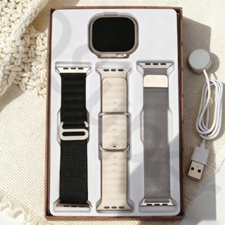 kit Smartwatch Relógio Inteligente Digital Feminino Calculadora , Amoled 2.0 " HD Masculino Bluetooth Chamada De Saúde C em Oferta na Shopee