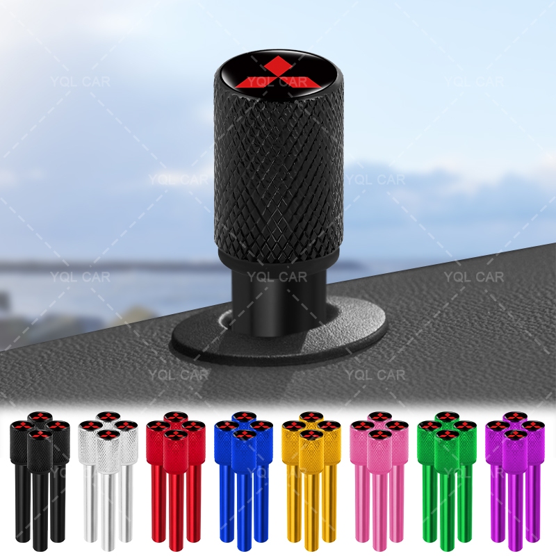 1/4 Pçs Pino De Fechadura Da Porta De Segurança Do Carro Botão Para Mitsubishi ASX Lancer Pajero Outlander L200 EVO EX B