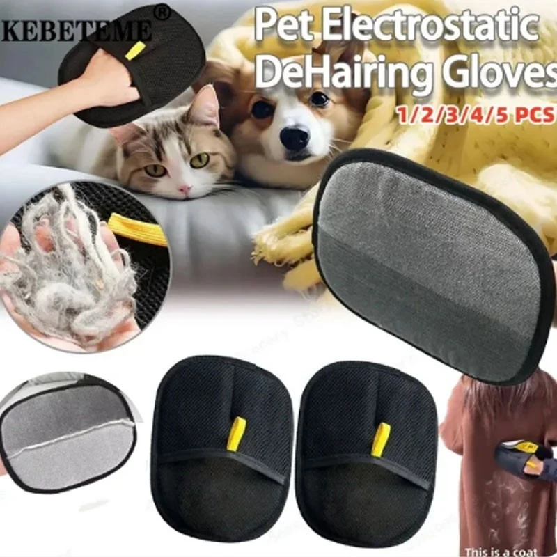 Luvas Eletrostáticas para Remoção de Pelos em Animais
