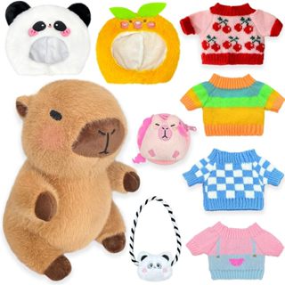 Boneca De Pelúcia De Capivara , Suéter DIY Roupas De , Acessórios Desenho Animado Para Aniversário em Oferta na Shopee